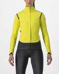 CASTELLI Cyklistická zateplená bunda - ALPHA ROS 2 W - žltá