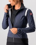 CASTELLI Cyklistická zateplená bunda - ALPHA ROS 2 W LIGHT - modrá