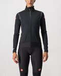 CASTELLI Cyklistická zateplená bunda - ALPHA ROS 2 W LIGHT - čierna