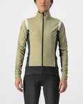 CASTELLI Cyklistická zateplená bunda - ALPHA ROS 2 W LIGHT - svetlo zelená
