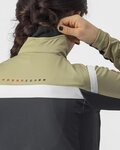 CASTELLI Cyklistická zateplená bunda - ALPHA ROS 2 W LIGHT - svetlo zelená