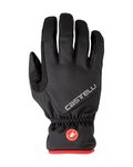 CASTELLI Cyklistické rukavice dlhoprsté - ENTRATA THERMAL - čierna