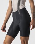 CASTELLI Cyklistické nohavice krátke s trakmi - FREE AERO RC W - čierna