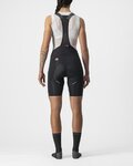CASTELLI Cyklistické nohavice krátke s trakmi - FREE AERO RC W - čierna