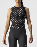 CASTELLI Cyklistické tričko bez rukávov - PRO MESH W - čierna
