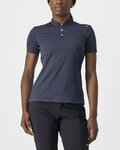 CASTELLI Cyklistické tričko s krátkym rukávom - TECH 2 POLO - modrá