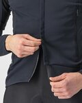 CASTELLI Cyklistická zateplená bunda - PERFETTO ROS 2 CONVERTIBLE - čierna