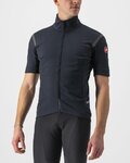 CASTELLI Cyklistická zateplená bunda - PERFETTO ROS 2 CONVERTIBLE - čierna