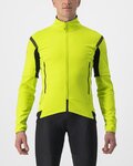 CASTELLI Cyklistická zateplená bunda - PERFETTO ROS 2 CONVERTIBLE - svetlo zelená