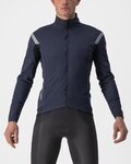 CASTELLI Cyklistická zateplená bunda - PERFETTO ROS 2 - modrá