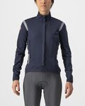 CASTELLI Cyklistická zateplená bunda - PERFETTO ROS 2 W - modrá