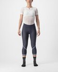 CASTELLI Cyklistické nohavice 3/4 bez trakov - VELOCISSIMA THERMAL - modrá