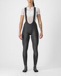 CASTELLI Cyklistické nohavice dlhé s trakmi - SEMIFREDDO W DT - čierna