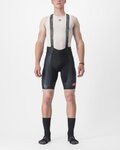 CASTELLI Cyklistické nohavice krátke s trakmi - FREE AERO RC KIT - čierna/biela