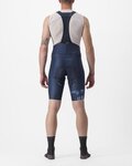CASTELLI Cyklistické nohavice krátke s trakmi - FREE AERO RC KIT - modrá/biela