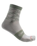 CASTELLI Cyklistické ponožky klasické - CLIMBER'S 3.0 - biela
