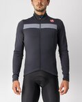 CASTELLI Cyklistický dres s dlhým rukávom zimný - PURO 3 - modrá