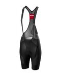 CASTELLI Cyklistické nohavice krátke s trakmi - FREE AERO 4 W - čierna