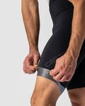 CASTELLI Cyklistické nohavice krátke s trakmi - TUTTO NANO - čierna
