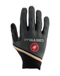CASTELLI Cyklistické rukavice dlhoprsté - CW 6.1 CROSS - zelená