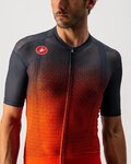 CASTELLI Cyklistický dres s krátkym rukávom - INSIDER - oranžová/červená