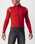 CASTELLI Cyklistická zateplená bunda - ALPHA ROS 2 LIGHT - červená