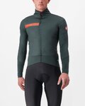 CASTELLI Cyklistická zateplená bunda - BETA RoS - zelená
