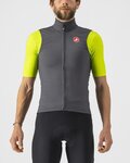 CASTELLI Cyklistická vesta - PRO THERMAL MID - šedá