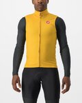CASTELLI Cyklistická vesta - PRO THERMAL MID - žltá