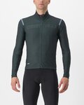CASTELLI Cyklistický dres s dlhým rukávom zimný - TUTTO NANO RoS - zelená