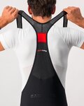 CASTELLI Cyklistické nohavice krátke s trakmi - NANO FLEX PRO RACE - čierna