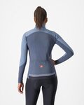 CASTELLI Cyklistická zateplená bunda - BETA ROS W - modrá