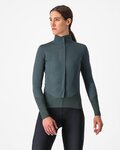 CASTELLI Cyklistická zateplená bunda - BETA ROS W - zelená