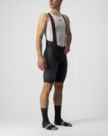 CASTELLI Cyklistické nohavice krátke s trakmi - PREMIO BLACK - čierna/biela