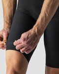 CASTELLI Cyklistické nohavice krátke s trakmi - PREMIO BLACK - čierna/biela