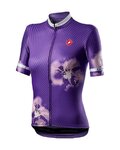 CASTELLI Cyklistický dres s krátkym rukávom - PRIMAVERA - fialová