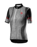 CASTELLI Cyklistický dres s krátkym rukávom -  ILLUSIONE - čierna/biela