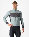 CASTELLI Cyklistická zateplená bunda - UNLIMITED PUFFY - svetlo zelená