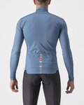 CASTELLI Cyklistický dres s dlhým rukávom zimný - PRO THERMAL LS - modrá