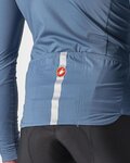 CASTELLI Cyklistický dres s dlhým rukávom zimný - PRO THERMAL LS - modrá