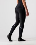 CASTELLI Cyklistické nohavice dlhé s trakmi - POLARE W - čierna