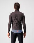 CASTELLI Cyklistická zateplená bunda - PERFETTO ROS LIMITED EDITION - šedá/biela