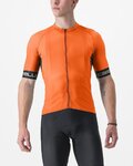 CASTELLI Cyklistický dres s krátkym rukávom - ENTRATA VI - oranžová