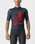 CASTELLI Cyklistický dres s krátkym rukávom - 13 SCREEN - modrá