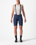 CASTELLI Cyklistické nohavice krátke s trakmi - FREE AERO RC W - modrá