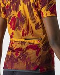 CASTELLI Cyklistický dres s krátkym rukávom - UNLTD SENTIERO - oranžová/červená