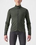 CASTELLI Cyklistická zateplená bunda - ALPHA ULTIMATE INSULATED - zelená