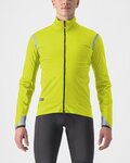 CASTELLI Cyklistická zateplená bunda - ALPHA ULTIMATE INSULATED - žltá
