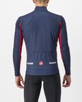 CASTELLI Cyklistická zateplená bunda - MORTIROLO 6S - modrá