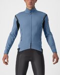 CASTELLI Cyklistická zateplená bunda - PERFETTO ROS 2 - modrá
